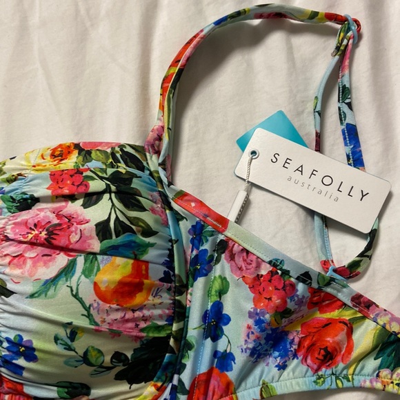 Seafolly Swim Seafolly Summer Garden Dd Swim Top Poshmark